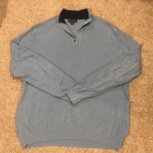 Brooks Brothers quarter button sweater